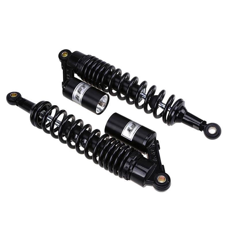 320mm 340mm 360mm 380mm Motorcycle Rear Air Shock Absorbers Suspension for Honda Yamaha Suzuki Shock Absorbers U-type Round Hole
