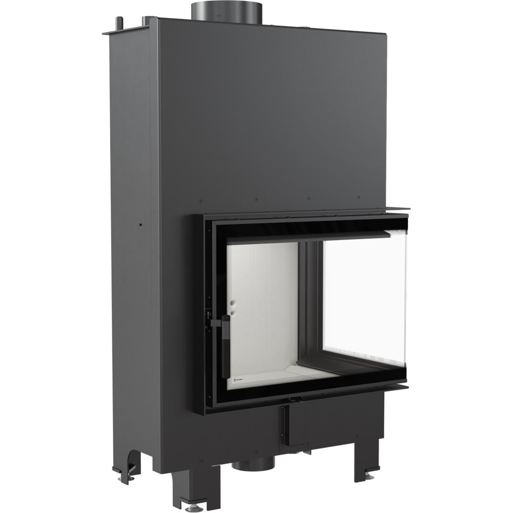 Water heating fireplace KRATKI MBZ right 13 kW Ø 200