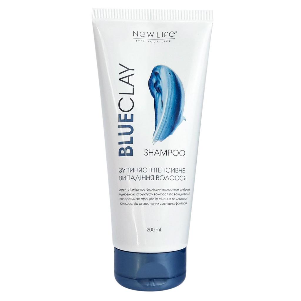 Шампунь Для Волос С Голубой Глиной New Life Питание, Укрепление, Восстановление