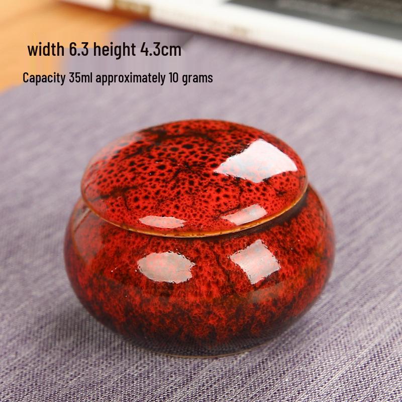 Rock Mountain Mini Sealed Tea Caddy & Makeup Dispenser: Scented Powder Bottle, Face Cream, Lipstick, Rouge Powder Box