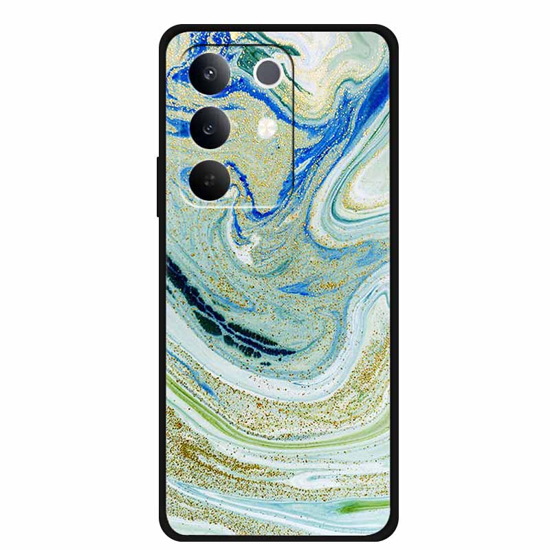 Case For Realme 15x 5G Global Version Marble Capa Soft Silicone Back Cover For Realme 15 X Cases Mica Painted TPU Phone Bumper