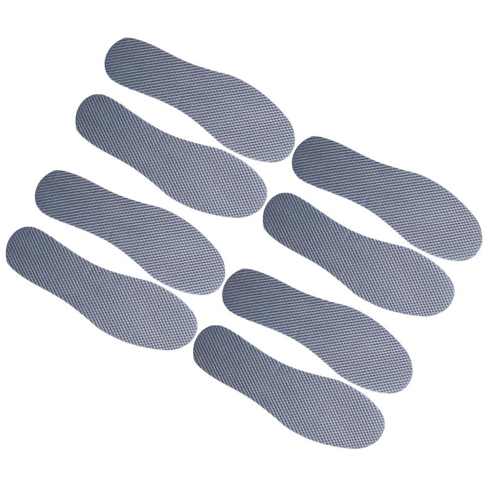 4Pairs Breathable Sports Insoles Shock-Absorbing Arch Support Shoe Cushions Sweat Absorb Feet Pads for Women Size 35 6.5us 4Uk