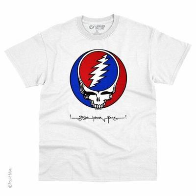 Grateful Dead Steal Your Face Syf White Garcia Unisex T-Shirt