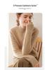 Women's Red Diamond Pattern Cashmere Sweater: Half-High Collar, Thickened, Plus Size, Loose, Warm, Autumn/Winter, Short Style.