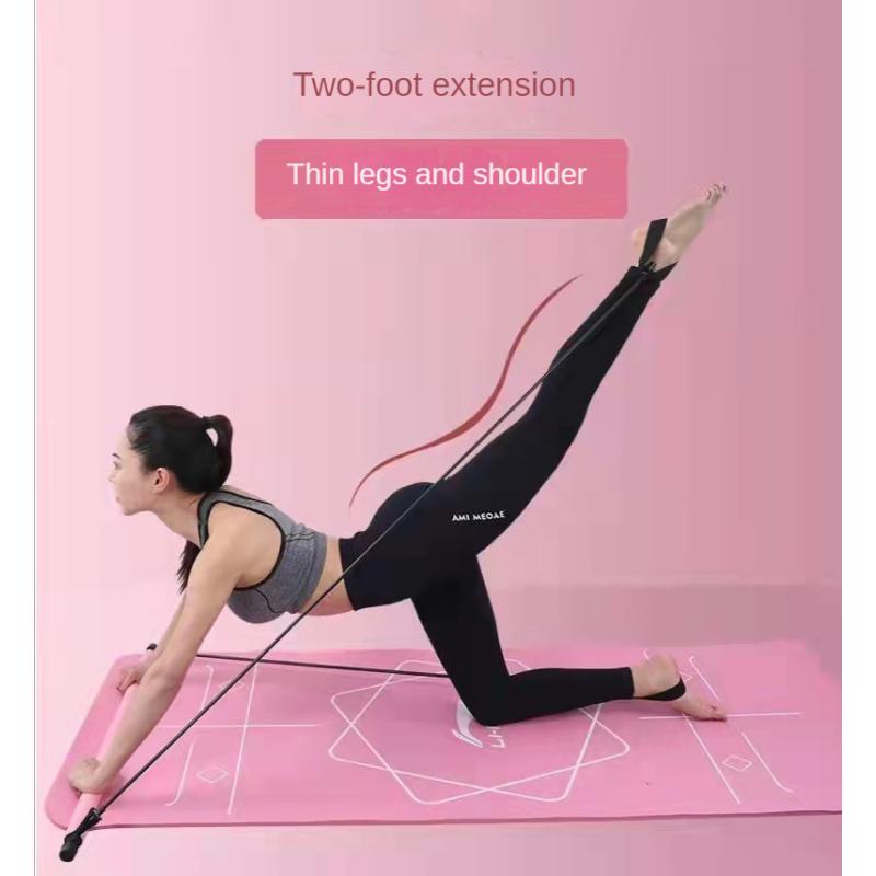 Bastoane de Pilates, Bastoane de fitness multifunctionale, Echipament de Pilates, Dispozitiv de antrenament pentru antrenament elastic pentru casa Yoghini, Coarda de tragere