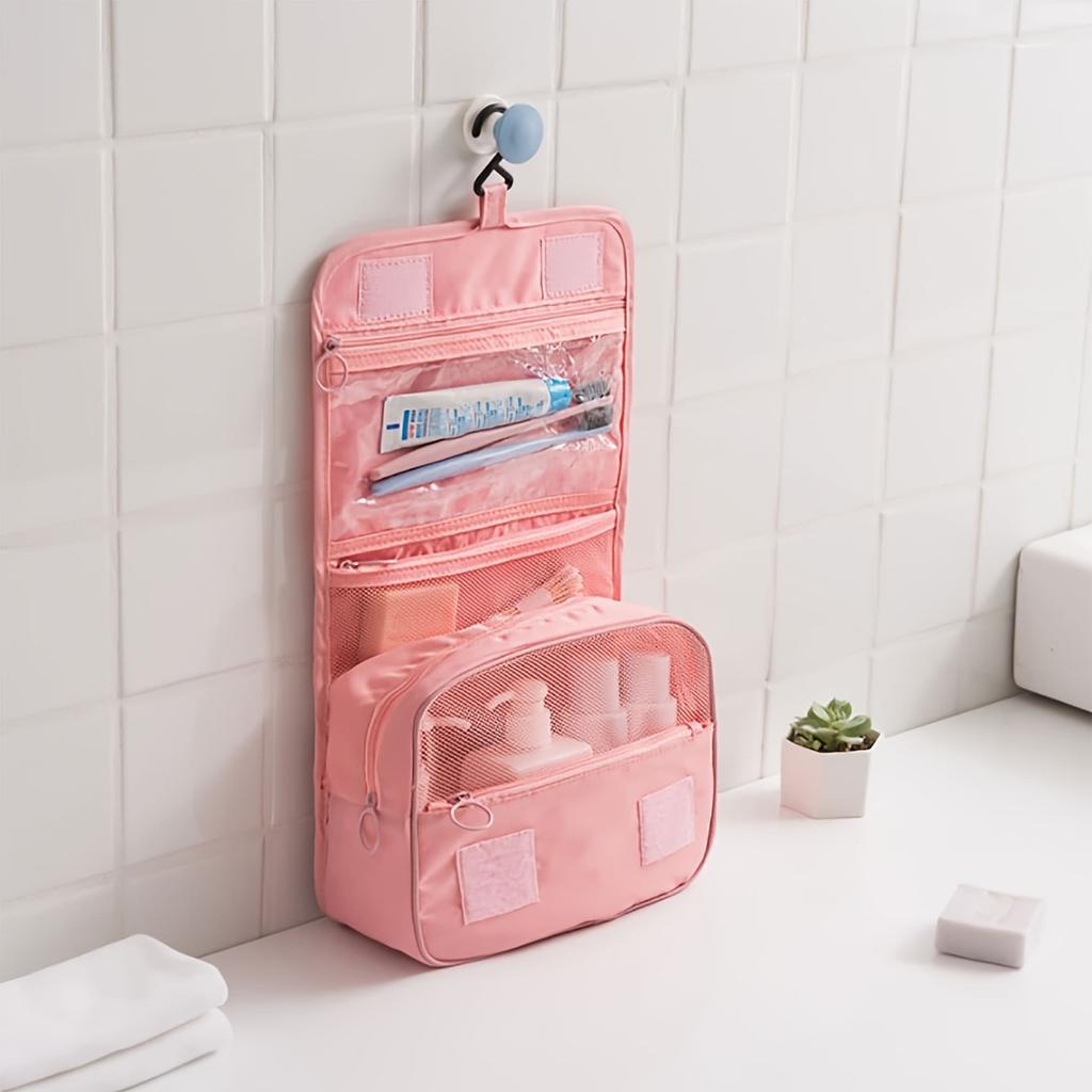 Large Capacity Travel Bag–Foldable,Wet&Dry Separation,Cosmetic Organizer for Toiletries&Accessories– Ideal for Business&Vacation