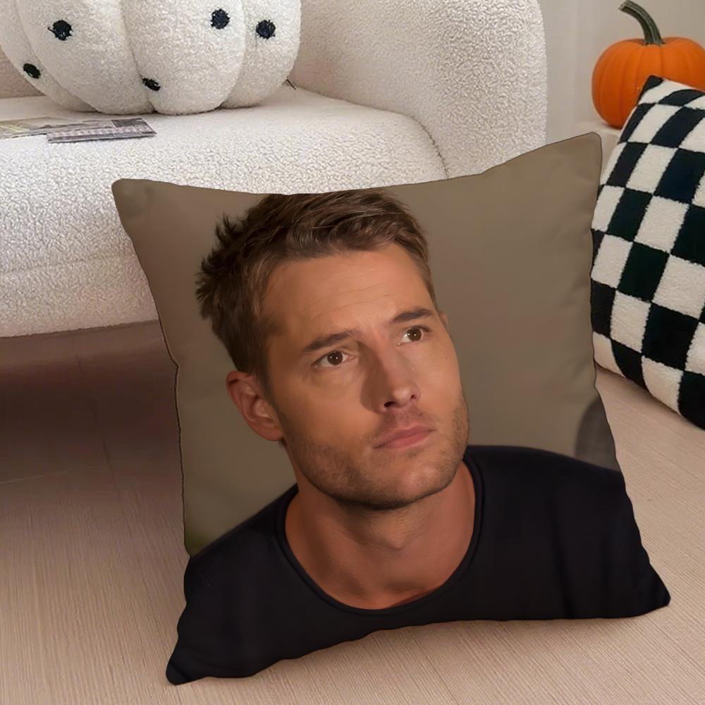 TThis Is Us Cushion Cover Throw Pillow Cover Hidden Button Durable Polyester Chair Cushion