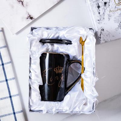 Gold Rim Ceramic Mug