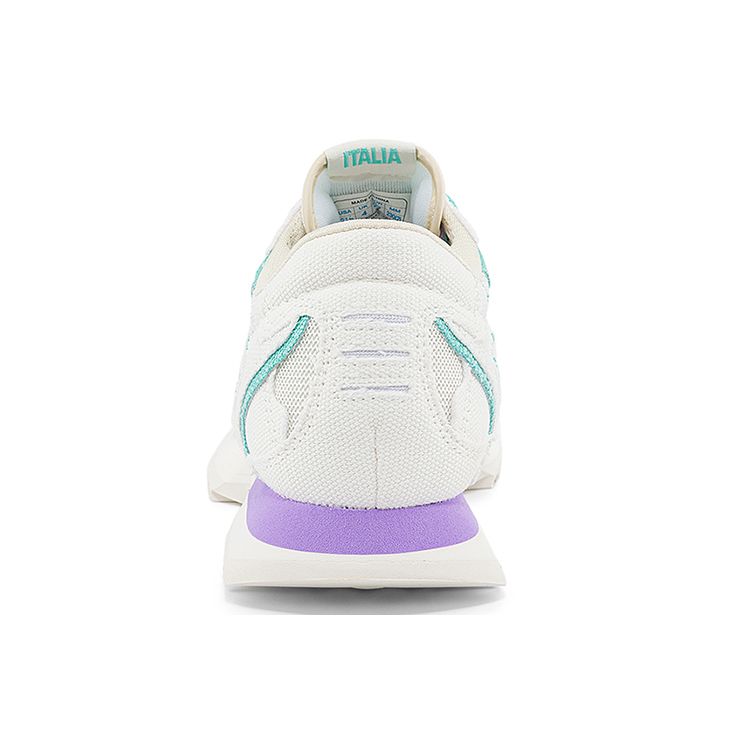 Kappa Mesh Retro Sports Patchwork Fabric Non-Slip Wear-Resistant Low-Top Running Shoes Women sneaker White Blue K0D45MM14-012B