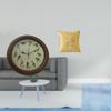 Elegant Singing Bird Wall Clock And Square Cushion Cover for Home Decoration Dining Room Living