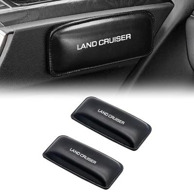 LAND CRUISER Car Logo Knee Pads for Land Cruiser Prado 150 Series 20 250 Series Car Seat Fatigue Elbow Rest Armrest Rest Knee Knee PU Memory Cotton