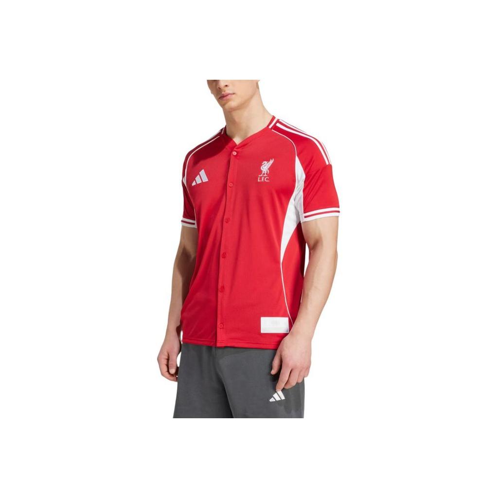 Adidas Football SS25 Comfortable Soft Skin-Friendly Sports Short Sleeve Jersey Men Tops JW5480