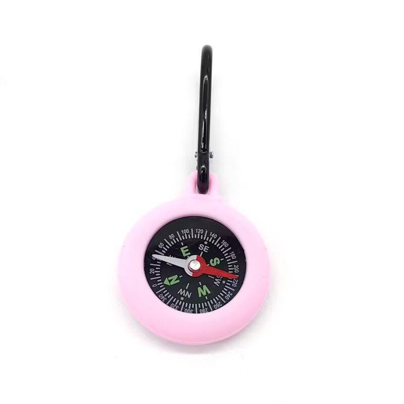 Tolex Silicone Compass Carabiner Quickdraw розовый