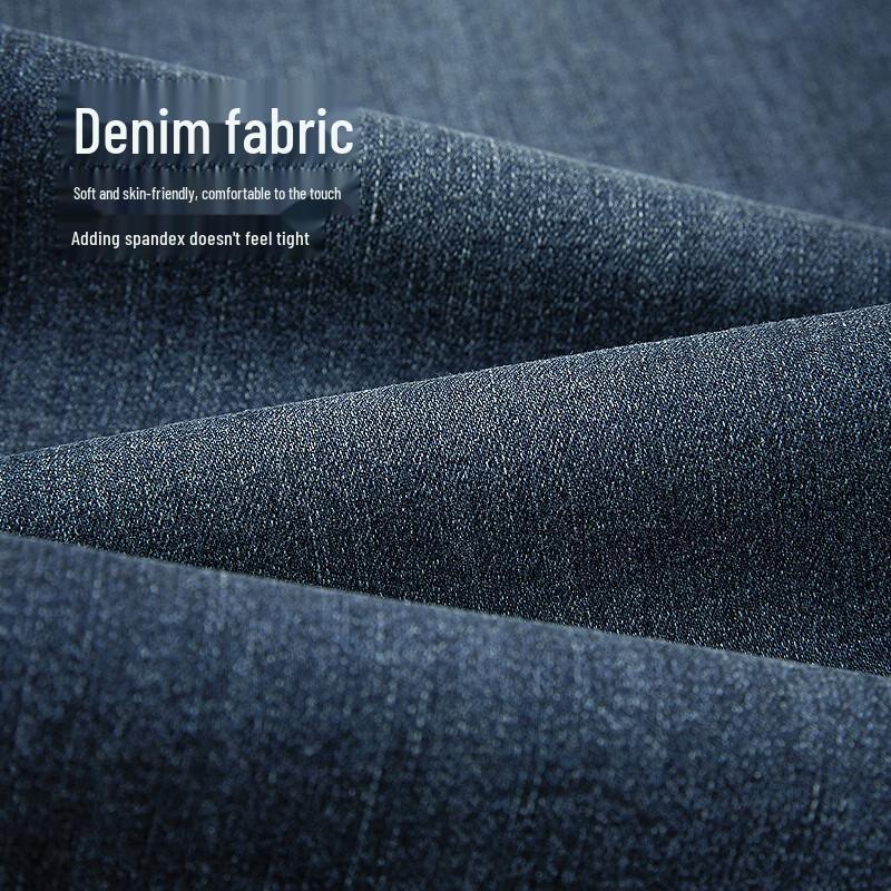 HLA Men's "Shan Bu Zai Gao" Series Straight-Fit Jeans