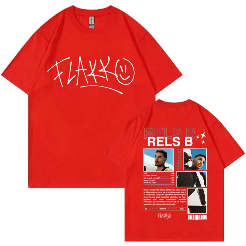 

Rapper Rels B Graphic T-shirts Men Women Hip Hop Fashion Pop Music T Shirts Men s Casual Summer Oversized Short Sleeve T-shirt 4XL