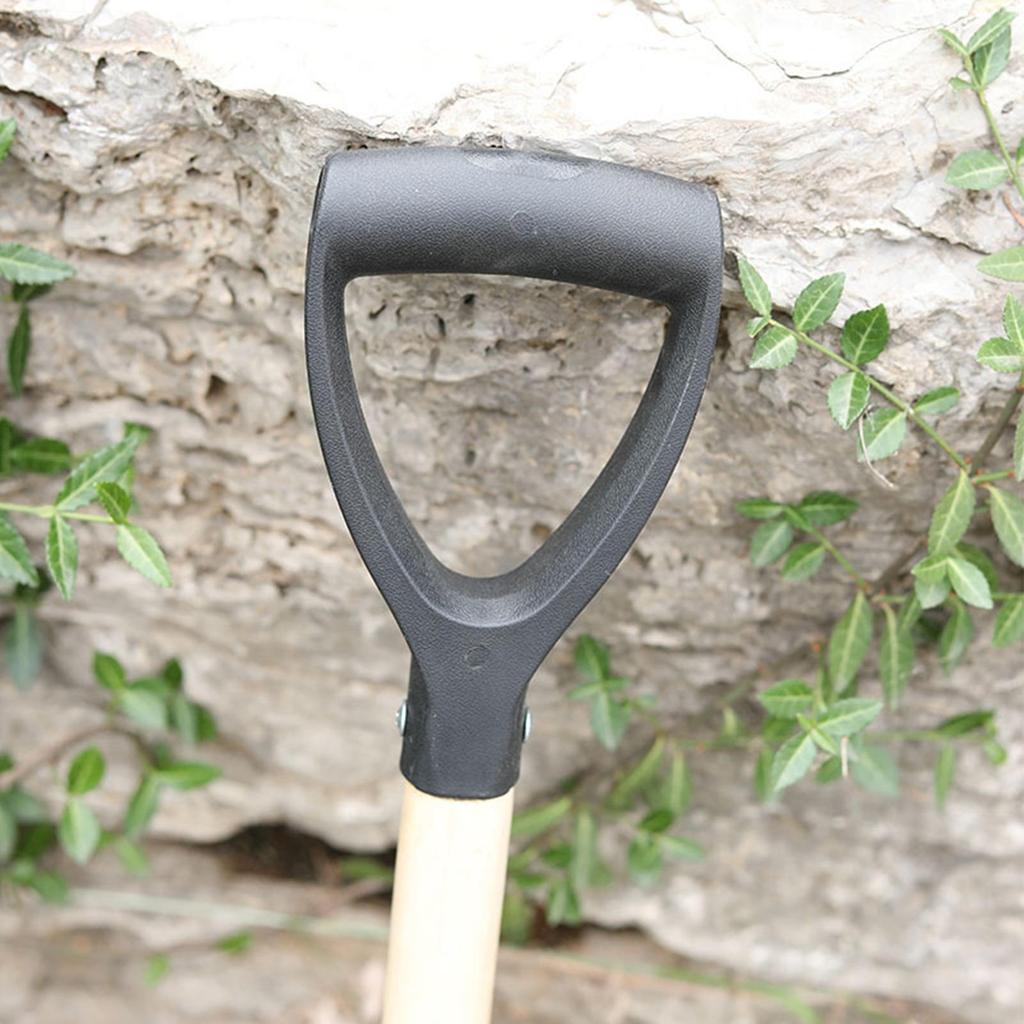 Garden Shovel Handle D Shaped Scoop Handle Portable Replacement Snow Shovel D Grip Handle for Digging Raking Tools