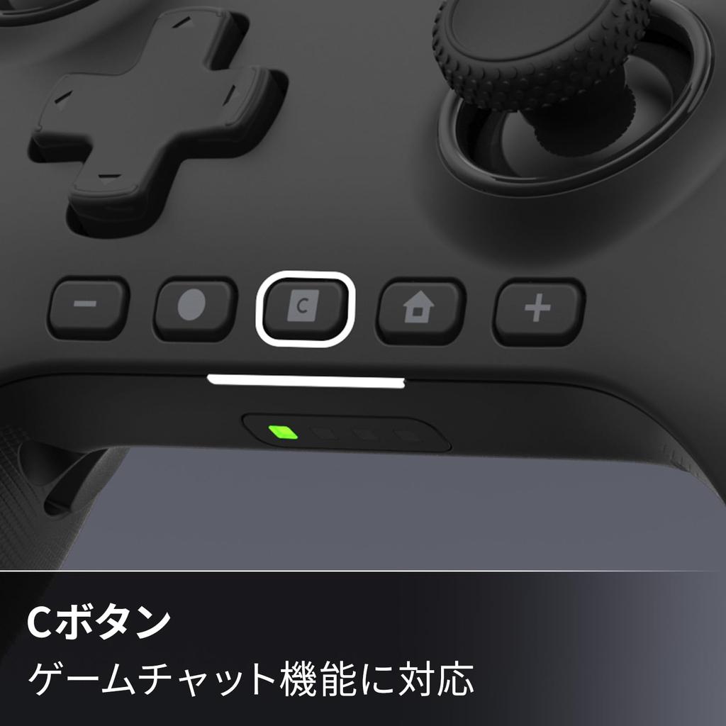 Лицензированный беспроводной контроллер PowerA Advantage для Nintendo Switch 2 Черный [Продукт Nintendo] – NSGP0545JP-01 [2-летняя гарантия]