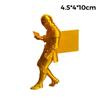 Estatua de Caballero Impresa en 3D Decoración de Estantería de Caballero Estatua Gótica Blindada Figura de Biblioteca de Fantasía Para Amantes de los Libros Escritorio Único O