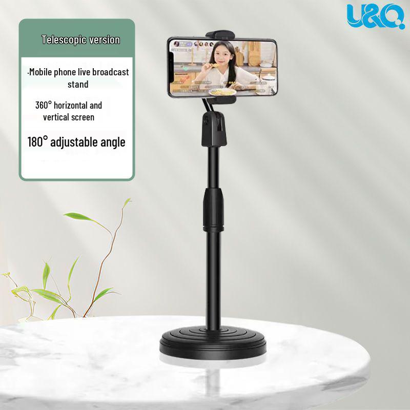 Dual Slot Phone & Tablet Adjustable Stand for Streaming