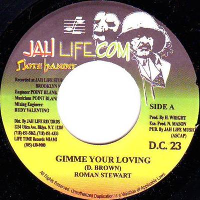 7-Zoll Schallplatte ROMAN STEWART / MR. MUTTON - Gib mir deine Liebe / Erhebe DC23 Jah Life mit US Reggae, Ska & Dub Gebraucht