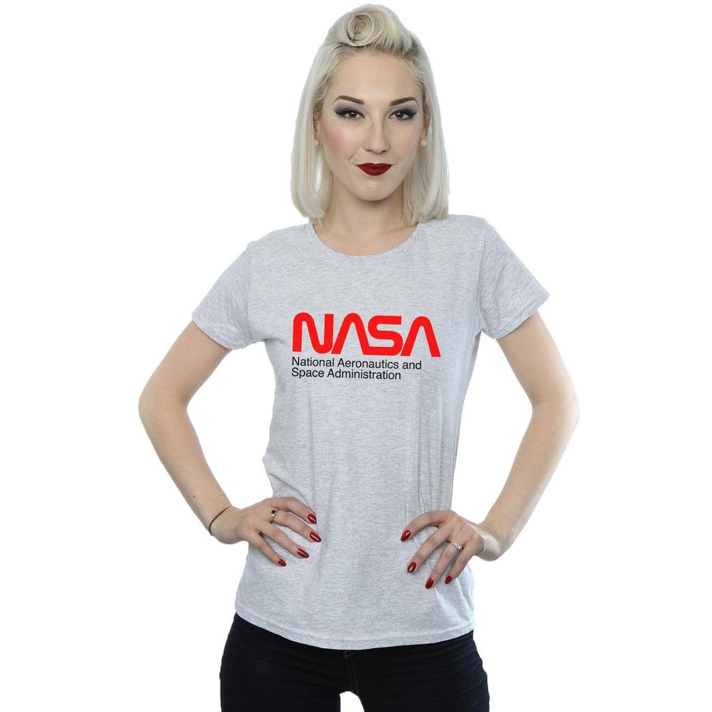 NASA Womens/Ladies Aeronautics And Space Cotton T-Shirt