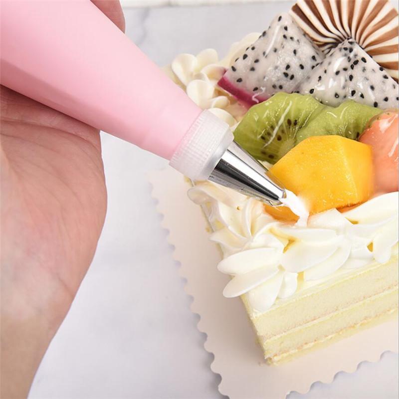Confectionery Bag Reusable Silicone Pastry Bag Icing Piping Cake Cupcake Decorating Tools Kitchen Accessories DIY Cake Tools