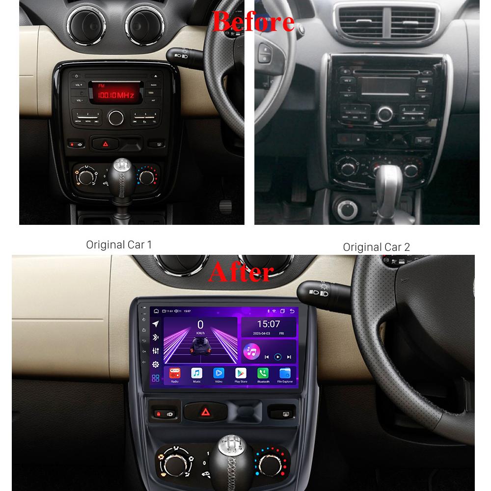 Android Car-Play Car Radio For Renault Duster 1 2010-2015 Multimedia Player Head Unit Stereo GPS Navigation BT WIFI,8 CORE ,2+32GB