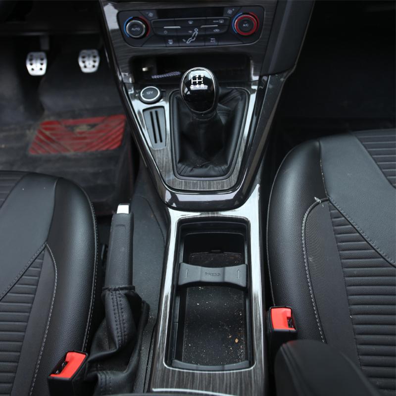 Three Styles of ABS Gear Panel Canholder Cup Holder Special Modified Decorative Cover Case For Ford Focus3 4 Mk3 4