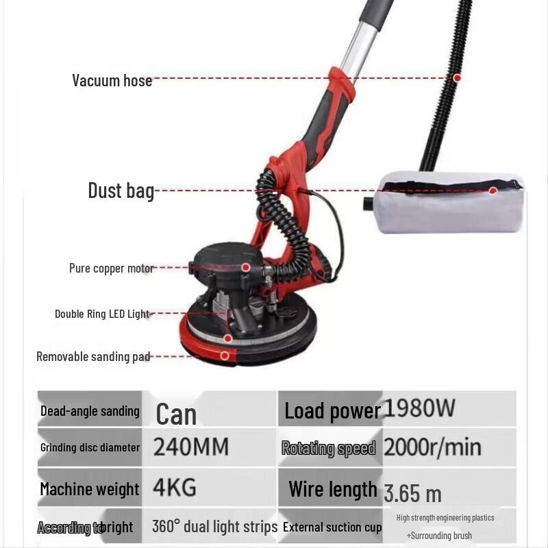 Chuangyi Electric Wall Sander Polisher CN plug (adapter included)