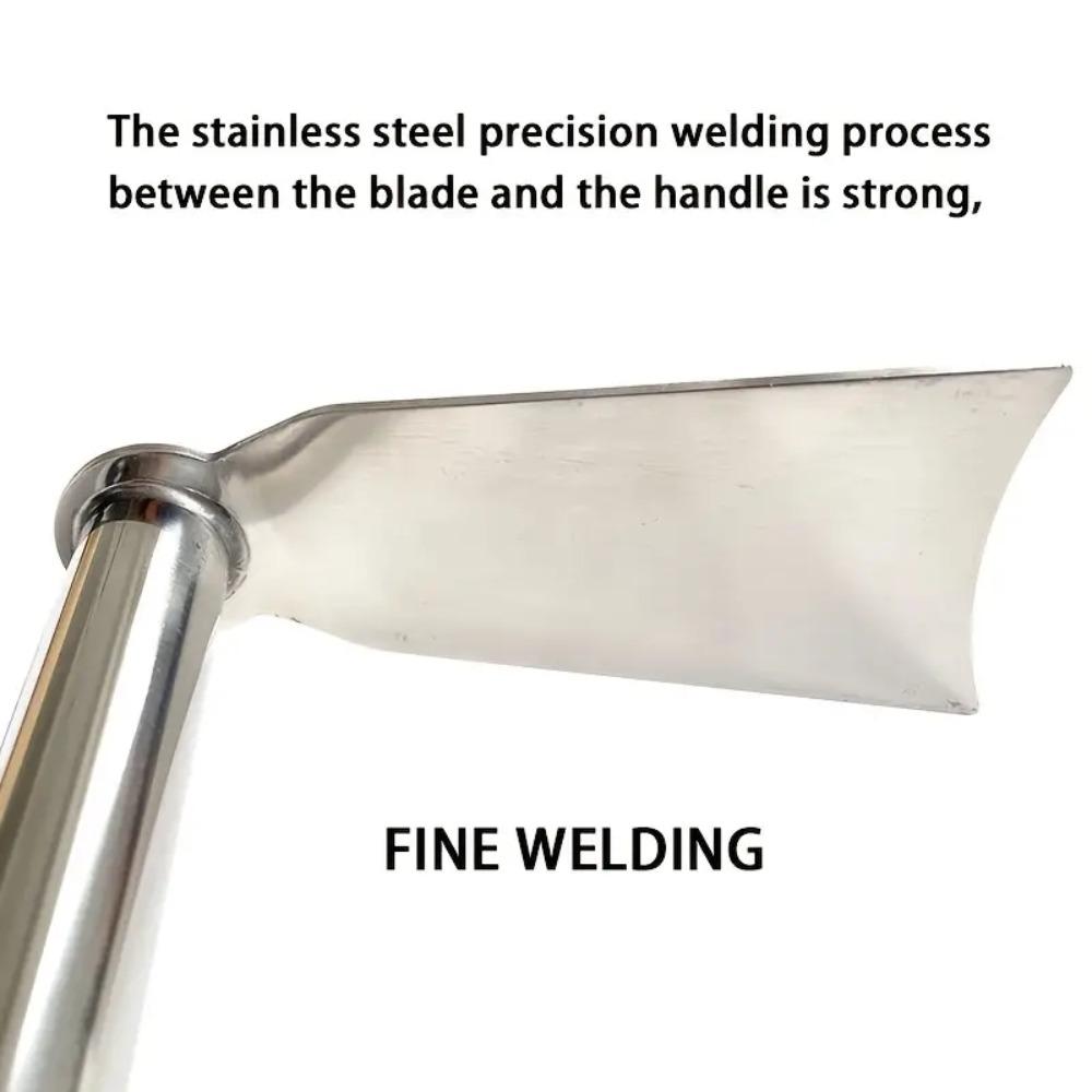 Digging Tools Manual Gardening Hoe Stainless Steel Anti-Rust Weeding Rake Multi-Purpose Weeding Hoe Weeding Planting