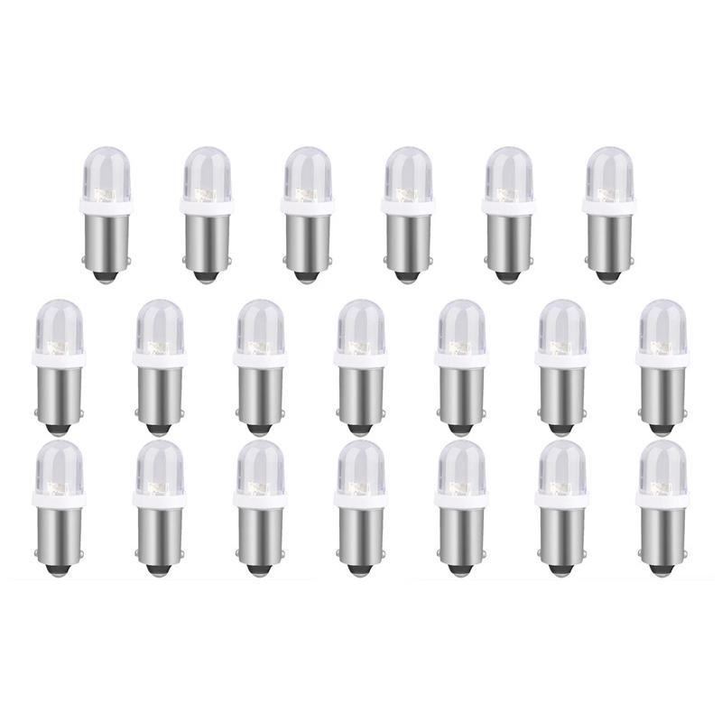 20Pcs T11 BA9S 3030 1SMD Led T4W Car Interior Dome Map Light License Plate Reverse Parking Lights Bulb Auto Door Lamp White 12V