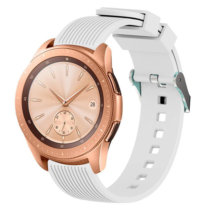 20mm 22mm Silikonband für Samsung Galaxy Watch 7 6 5 4 40mm 44mm Watch 6 Classic 47mm 43mm/Huawei Watch 46mm/Amazfit GTR/GTS 4