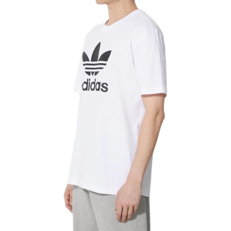 adidas Adicolor Trefoil Tee White Men Streetwear IV5353