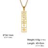 Hieroglyphs Cartouche Necklace Stainless Steel Egyptian Ankh Eye of Horus Egypt Goddess Wing Necklaces Spiritual Jewelry