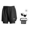Li-Ning Li Ning Sports Shorts Unisex Black AAPR505-1
