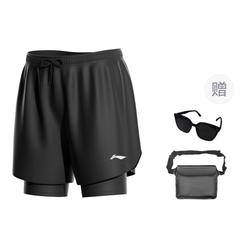 Li-Ning Li Ning Sports Shorts Unisex Black AAPR505-1
