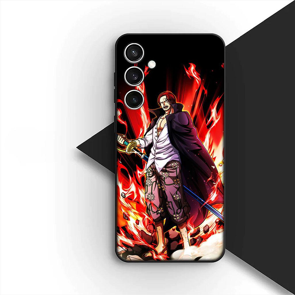 

Чехол для Motorola Moto Edge 70 60 Fusion NEO Pro G56 G96 G04 G05 20 G Stylus Кейс Чехол для телефона Красные Волосы Один Луффи Куски Шанкс Motorola Moto G05