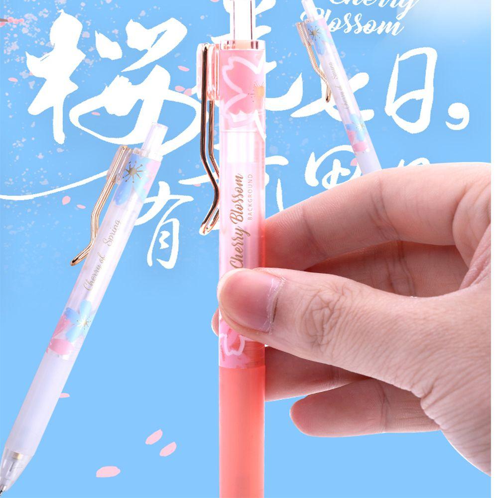 Sakura Season Cherry Blossoms Mechanical Pencil Writing Pen Automatic Pencil Sakura  Blossom Pencil