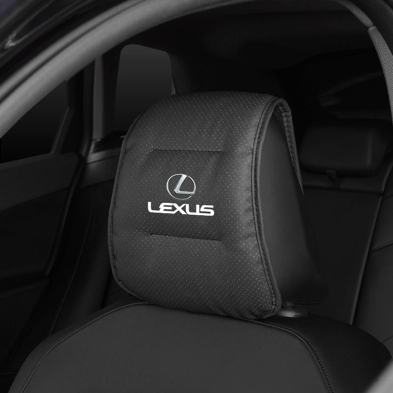 Leather Car Pillowcase Car Supplies Headrest Cover For Lexus RX330 IS250 Ct200h ES300h RX350 Anti Fouling Decoration Pillowcase NM2