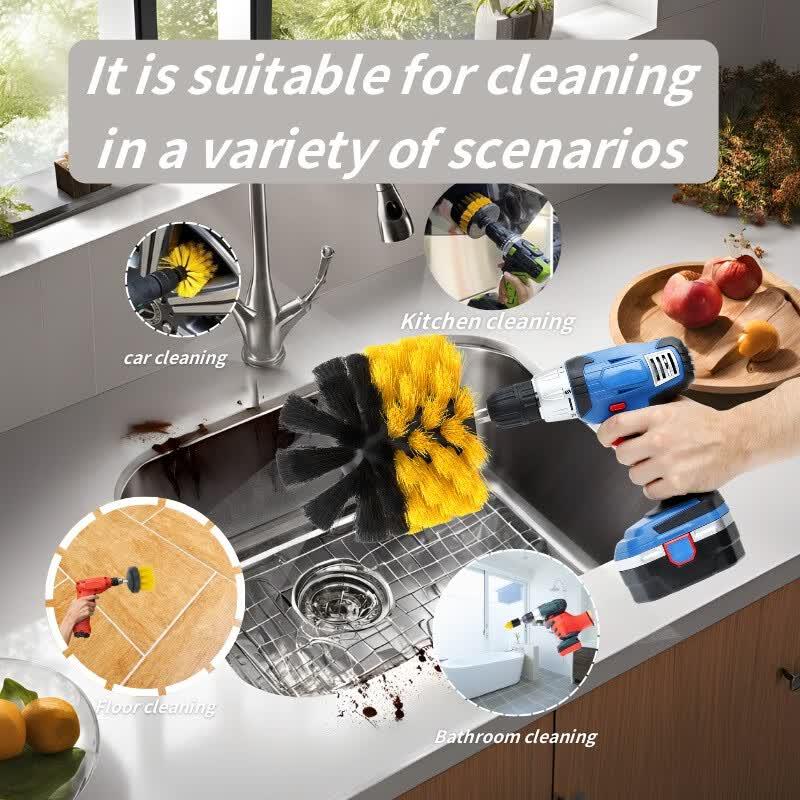 Electric Drill Brush 7-Piece Cleaning Kit