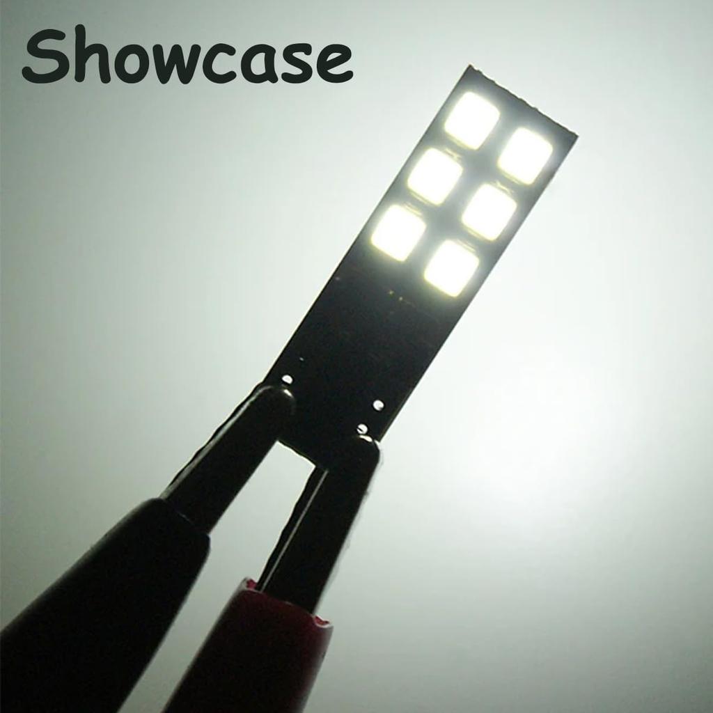 10PCS LED Lights,T10 W5W CANBUS T10 LED 12SMD 2835 Led Error Free 12V Car Light Source Wedge Led Rear Lamp Parking Light Replacement Bulbs