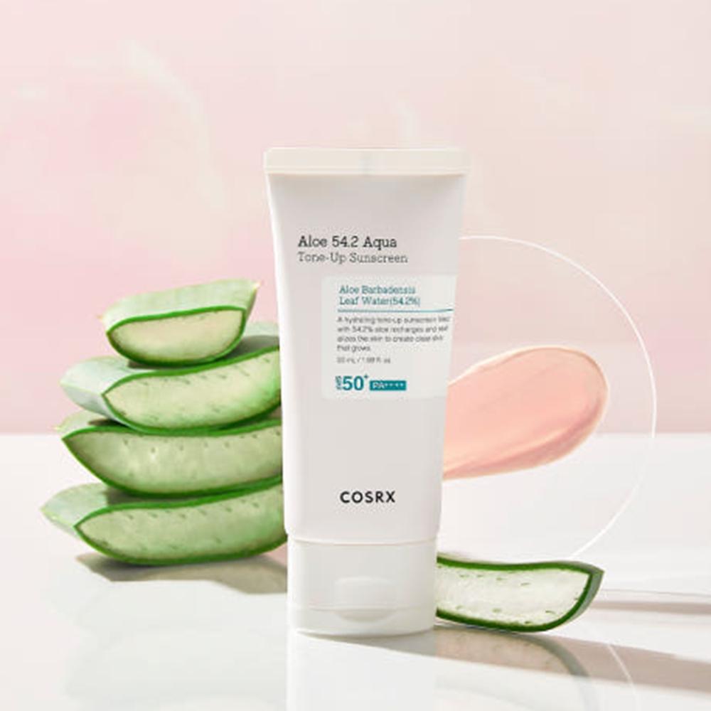 COSRX Aloe 54.2 Aqua Tone-Up Sunscreen SPF50+ PA++++ 50ml