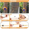10M Retractable Clothesline Outdoor Portable Travel Camping Washing Line Rope Reel with Carabiner Hook Hiking Outdoor Gadgets