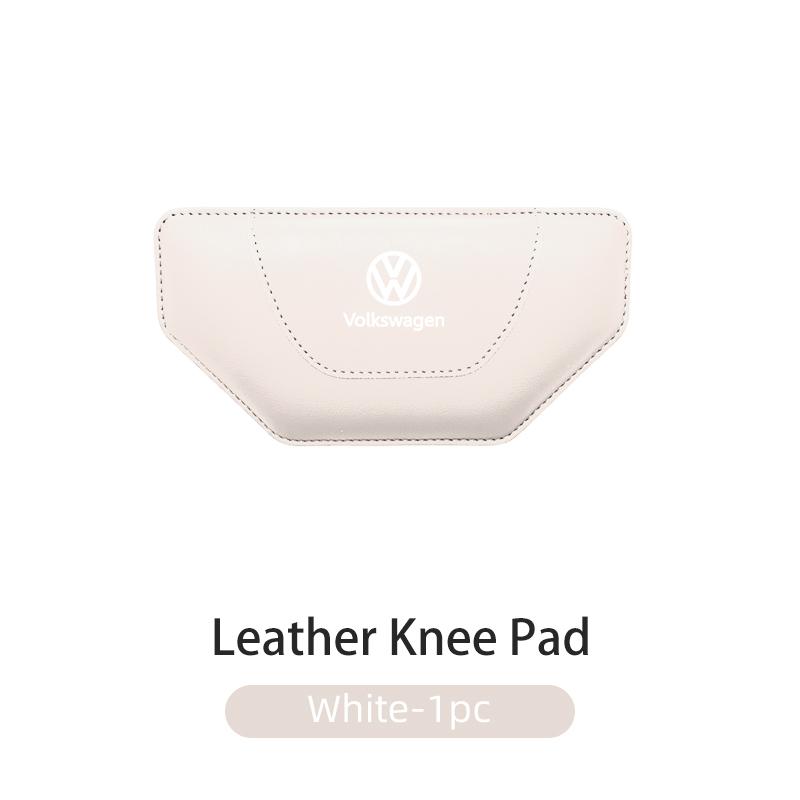 

2026 Hot For Volkswagen VW Leather Car Knee Leg Protective Pad Foot Armrest Cushion For VW Passat Golf Tiguan Polo Scirocco Jett