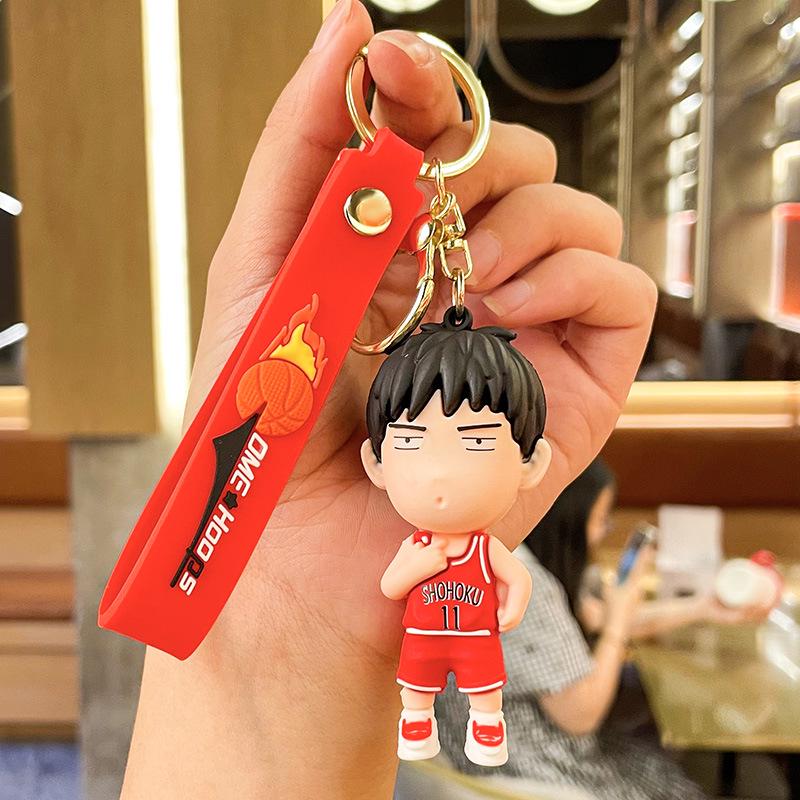 Kreativer Slam Dunk Sakuragi Hanamichi Schlüsselanhänger Anhänger | Exquisiter Taschenanhänger Schlüsselanhänger Geschenk