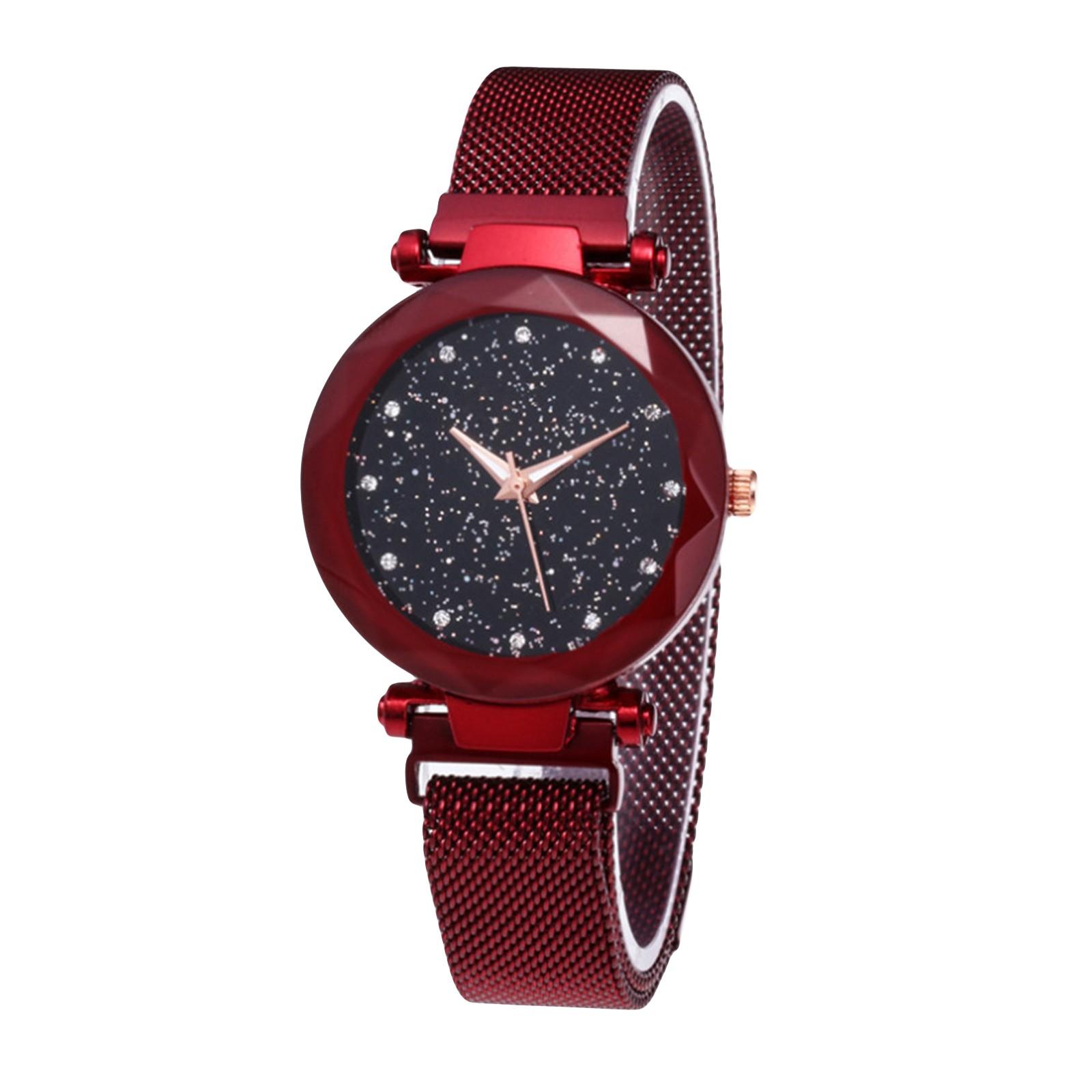 

Женские повседневные модные часы с ремешком для подарков One Size красный