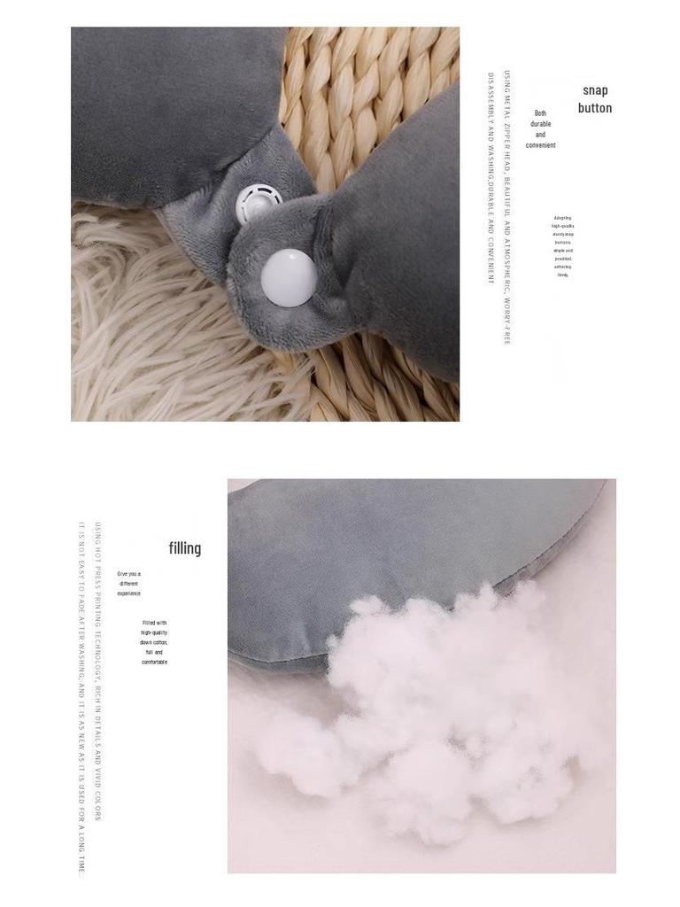 U-Shaped Neck Pillow for Cervical Support - Travel & Car Nap Pillow