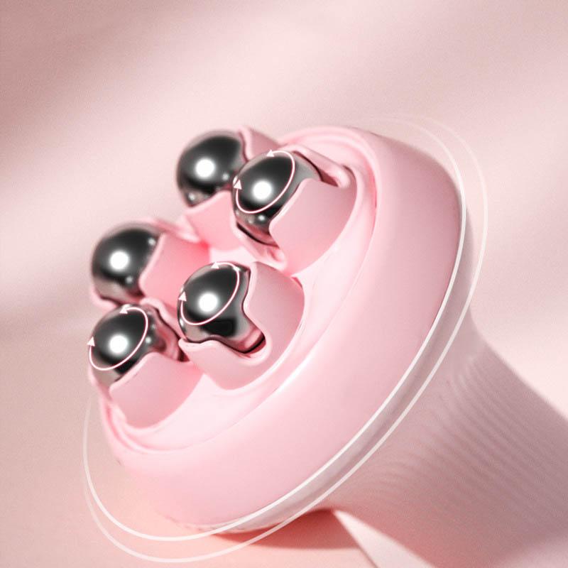 Handmassageball mit Rollkugeln Manuelle 360-Grad-Rolle für Muskel Rücken Nacken Schulter Bein Muskelentspannung Massagegerät