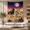 Tapestry Custom Name Text, Wall Hanging Tapestry Home Room DecorThe Mummy