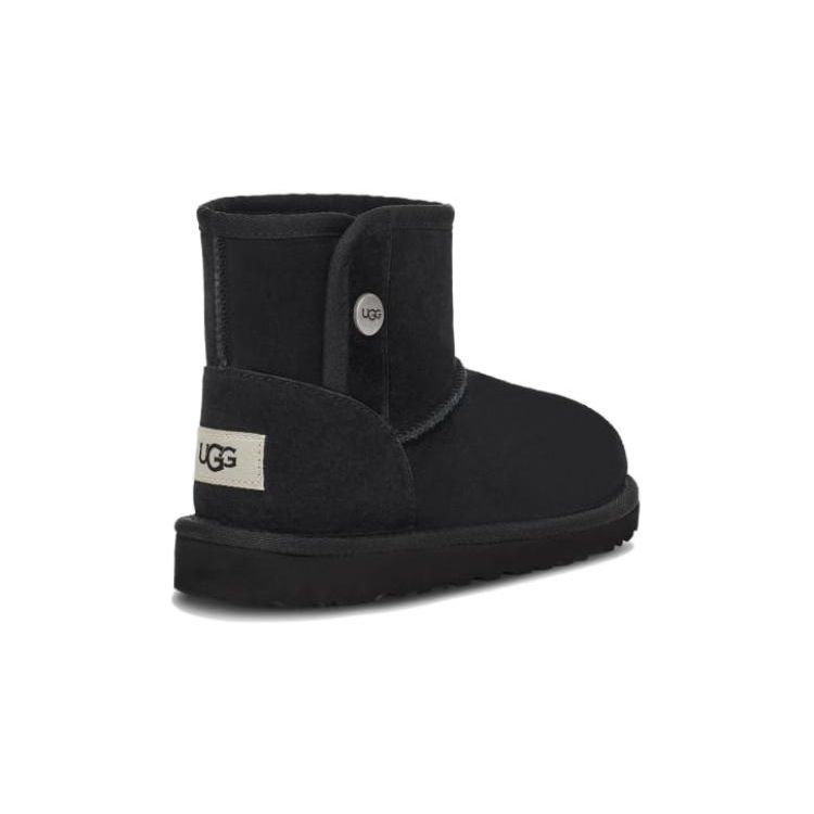 UGG Round Toe Comfortable Low Top Boots Kids boots Black 1118890T-BLK